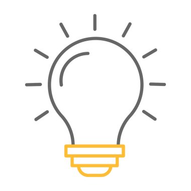 Web Kullanımı için hafif Simge, Vektör İllüstrasyonu