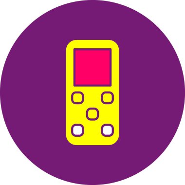 Web Kullanımı için Telefon Simgesi, Vektör İllüstrasyonu