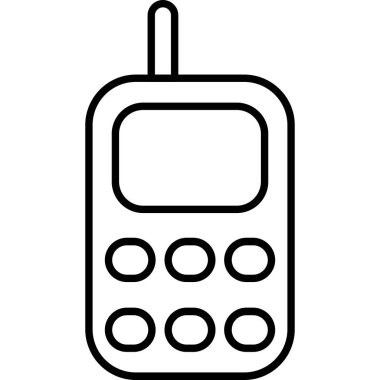 Telefon. svg Simgesi, Web Kullanımı için Vektör İllüstrasyonu