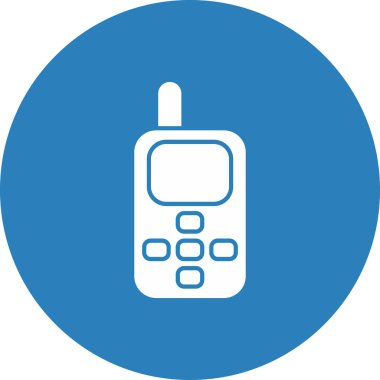 Web kullanımı için Cep Telefonu Simgesi, Vektör İllüstrasyonu