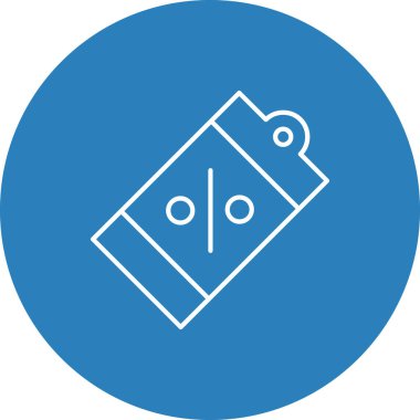 Web Kullanımı için Satış Etiketi Simgesi, Vektör İllüstrasyonu