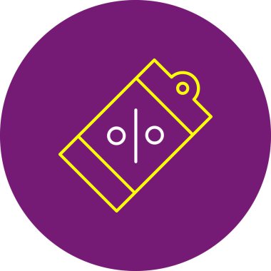 Web Kullanımı için Satış Etiketi Simgesi, Vektör İllüstrasyonu