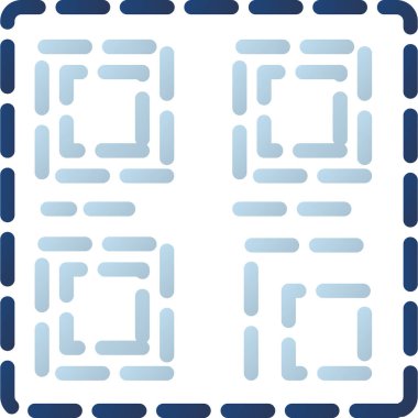 Qr Kod Simgesi, Web Kullanımı için Vektör Resimleri