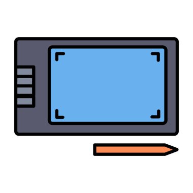 Elektronik Aygıt Simgesi, Web Kullanımı için Vektör İllüstrasyonu