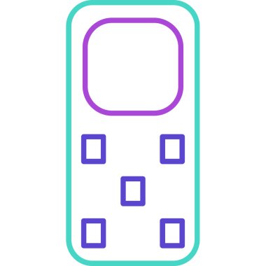 Web Kullanımı için Telefon Simgesi, Vektör İllüstrasyonu