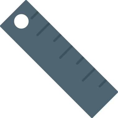 Web Kullanımı için Cetvel Simgesi, Vektör İllüstrasyonu