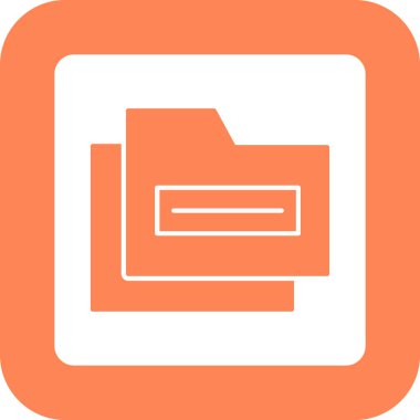 Web Kullanımı için Dizin Simgesi, Vektör İllüstrasyonu