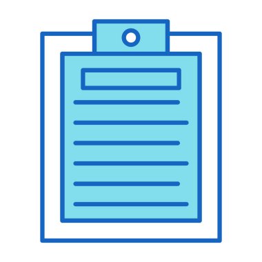 Web Kullanımı için Not Simgesi, Vektör İllüstrasyonu