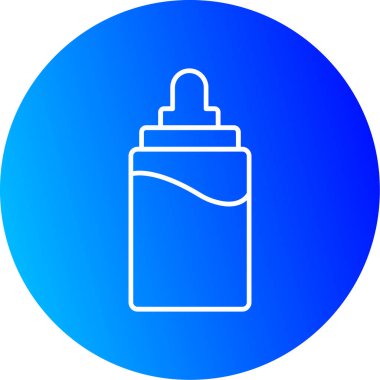 Web Kullanımı için Besleme Şişesi Simgesi, Vektör İllüstrasyonu