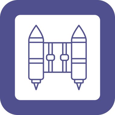 Web Kullanımı için Jet Pack Simgesi, Vektör Resimleri