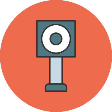 Web Kullanımı için Butterstamp Simgesi, Vektör İllüstrasyonu