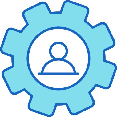 Web Kullanımı için Kullanıcı Simgesi, Vektör İllüstrasyonu