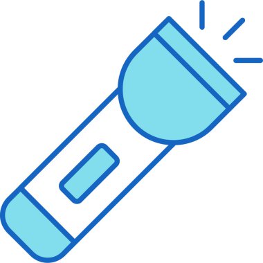 Web Kullanımı için Meşale Simgesi, Vektör İllüstrasyonu