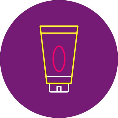 Vücut Losyonu Simgesi, Web Kullanımı için Vektör İllüstrasyonu