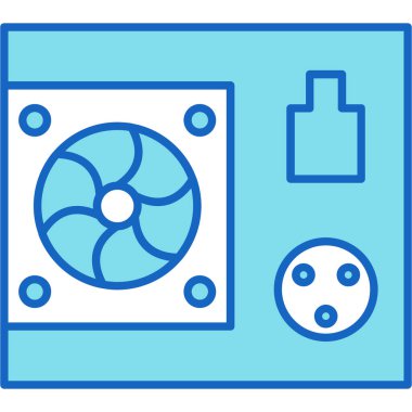 Psu Simgesi, Web Kullanımı için Vektör İllüstrasyonu