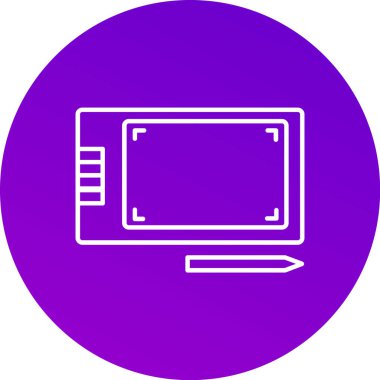 Elektronik Aygıt Simgesi, Web Kullanımı için Vektör İllüstrasyonu