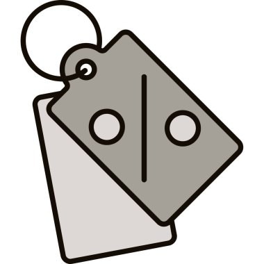 Web kullanımı için İndirim Simgesi, Vektör İllüstrasyonu