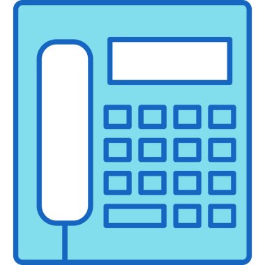 Web Kullanımı için Telefon kulübesi Simgesi, Vektör İllüstrasyonu