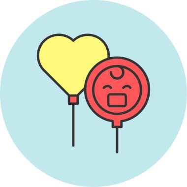 Bebek Duş Simgesi, Web Kullanımı için Vektör İllüstrasyonu