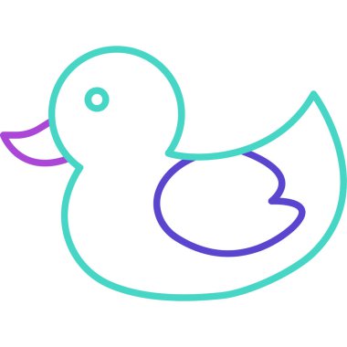 Kauçuk Ördek Simgesi, Web Kullanımı için Vektör Resimleri