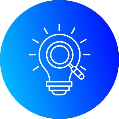 Web Kullanımı için hafif Simge, Vektör İllüstrasyonu