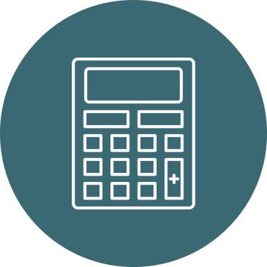 Web Kullanımı için Hesap Makinesi Simgesi, Vektör Resimleri