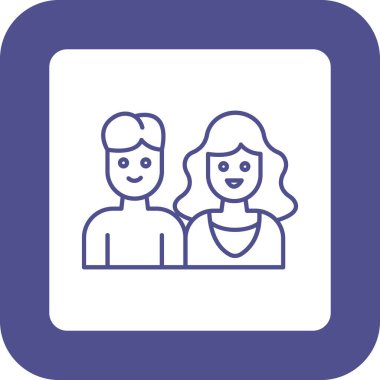 Web Kullanımı için Ebeveyn Simgesi, Vektör İllüstrasyonu