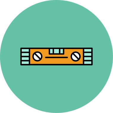 Web Kullanımı için Ruh Seviyesi Simgesi, Vektör İllüstrasyonu