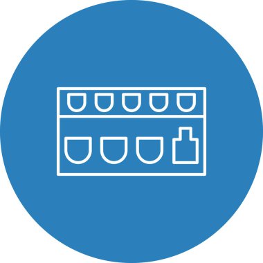 Web Kullanımı için Portlar Simgesi, Vektör Resimleri