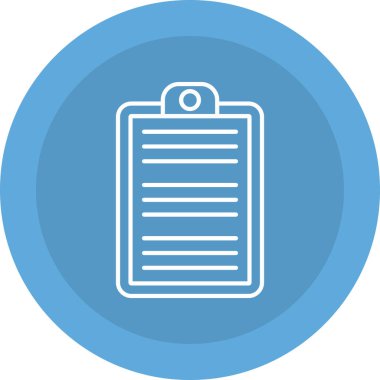 Web Kullanımı için Pano Simgesi, Vektör İllüstrasyonu