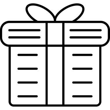 Gift.svg Simgesi, Web Kullanımı için Vektör İllüstrasyonu