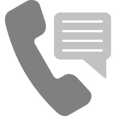 Web Kullanımı için Telefon Simgesi, Vektör İllüstrasyonu