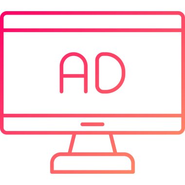 Web Kullanımı için Ad Simgesi, Vektör İllüstrasyonu