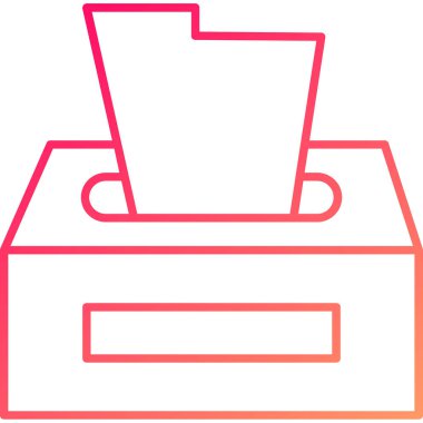 Web Kullanımı için Doku Kutusu Simgesi, Vektör İllüstrasyonu