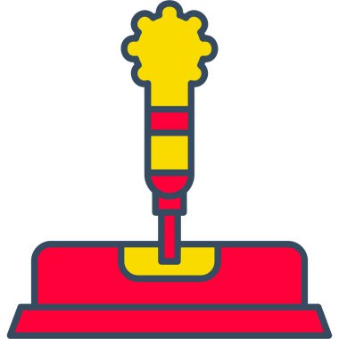 Web Kullanımı için Joystick Simgesi, Vektör İllüstrasyonu