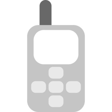Web kullanımı için Cep Telefonu Simgesi, Vektör İllüstrasyonu