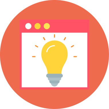 Web Kullanımı için Web Simgesi, Vektör İllüstrasyonu