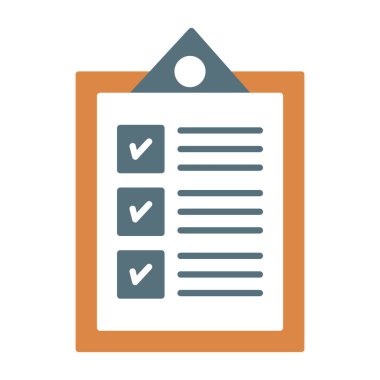 Web Kullanımı için Görev Simgesi, Vektör İllüstrasyonu