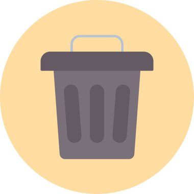 Bin Simge, Web Kullanımı için Vektör İllüstrasyonu