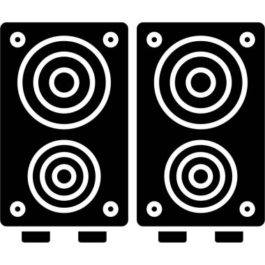 Web Kullanımı için Sözcü Kutusu Simgesi, Vektör İllüstrasyonu