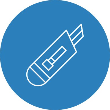 Web Kullanımı İçin Kesici Simgesi, Vektör İllüstrasyonu