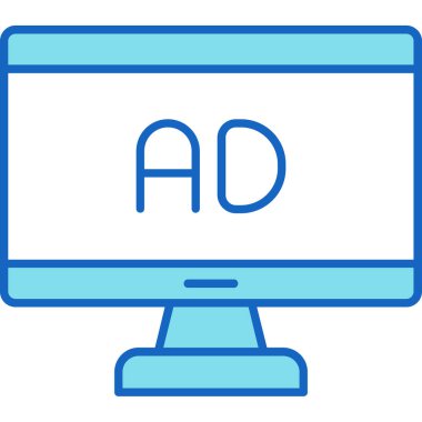 Web Kullanımı için Ad Simgesi, Vektör İllüstrasyonu