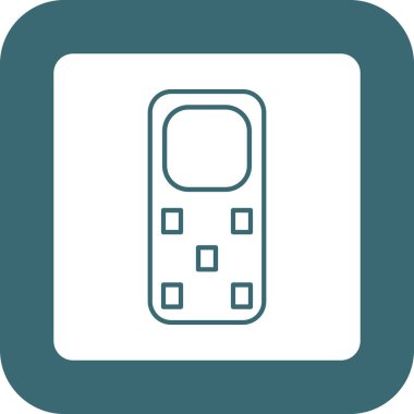 Web Kullanımı için Telefon Simgesi, Vektör İllüstrasyonu