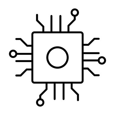 Çip.svg Simgesi, Web Kullanımı için Vektör İllüstrasyonu