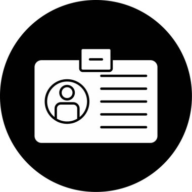 Web kullanımı için Üyelik Simgesi, Vektör İllüstrasyonu