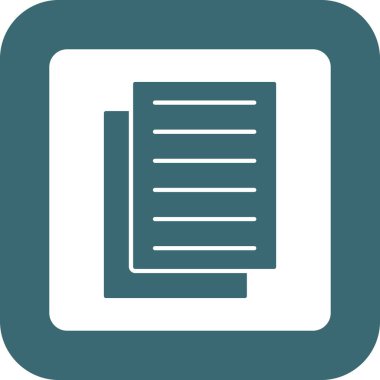 Web Kullanımı için Notlar Simgesi, Vektör İllüstrasyonu