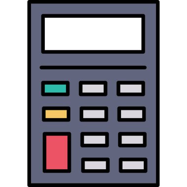 Web Kullanımı için Hesap Makinesi Simgesi, Vektör Resimleri