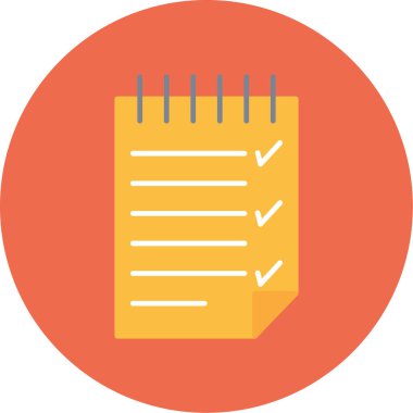 Web Kullanımı için Görev Simgesi, Vektör İllüstrasyonu