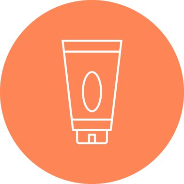 Vücut Losyonu Simgesi, Web Kullanımı için Vektör İllüstrasyonu