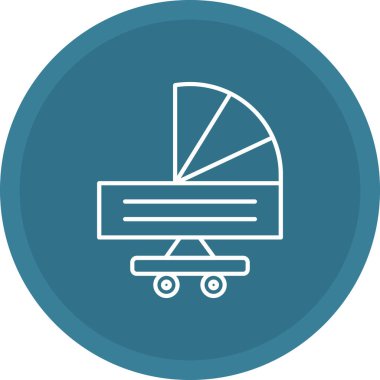 Stroller Simgesi, Web Kullanımı için Vektör Resimleri